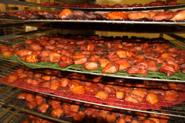 smoked salmon nugget rack